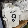 Real Madrid home jersey No. 9 Mbappe No. 5 Bellingham player version football uniform high quality