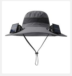 solar fan cap